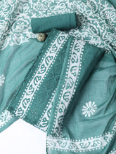 Printed Cotton Blend Unstitched Suit With Dupatta